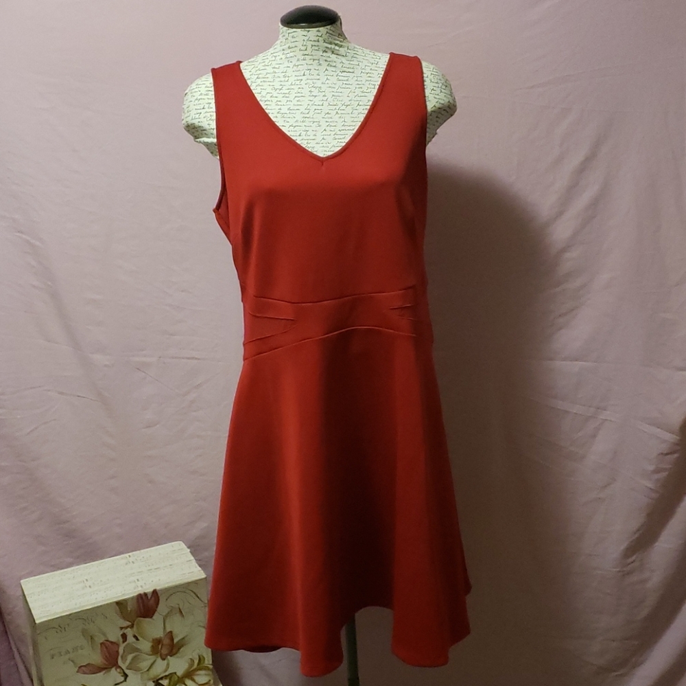Forever21 plus red dress